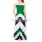 green and white stripes dress pastel chevron maxi maternity dress western plus size color block evening dresses                        
                                                Quality Choice