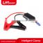 Smart battery clamps for lithium ion car battery jump starter