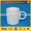 Ceramic white coffee cup set, letter cup
