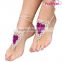fashion wholesale floral barefoot sandals