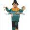 Halloween party kids scarecrow costume for children