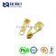 RORO14120905 gold zinc alloy zipper puller and tag for bag