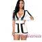 2016 new White Print Sleeveless Bodycon latest formal dress patterns