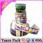 Yason reflective number stickers brown bottle stickers battery stickers