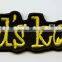 sew on embroidery letter patches for hat