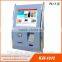 Wall Hanging Electronic Payment Kiosk; Card Reader Kiosk; Interactive Touch Screen Kiosk with Receipt Printer