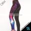 3D Purple Galaxy Yoga Leggings