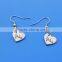 Epilepsy Awareness Purple Ribbon Metal Earring