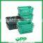 100% Virgin PP Plastic mesh crates for fruit and vegetables