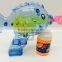 Hot selling candy popular Candy fish bubble gun 10pcs