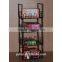 counter top milk tea display rack