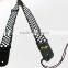 rock black white America Pattern Custom Guitar Strap