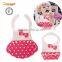 Free sample available New design boy and girl silicone baby bib with crumb catcher