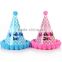 Happy Birthday princess crown felt party birthday paper hat for decoration
