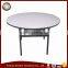 Wholesale new design wedding wood furniture wooden folding round banquet dining table