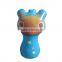 cute cartoon character shaped toy for kids,blue inflatable cartoon tumbler