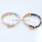 stainless steel jewelry, stainless steel leather bracelet