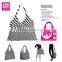 Polyester Or Nylon Folding Bag With Pouch Promotional Bag Nylon