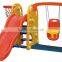 Funny Plastic Kids Swing And Slide Set