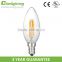 Candle lamp 3.5w 4w led candle bulb rohs b11 c35 led filament candle light