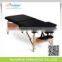 Portable folding wooden massage bed used hospital massage with soft PU leather