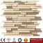 IMARK Electroplated Marble Mosaic Tile Mix Glass Mosaic Tile(IXGM8-018) for Wall Decoration