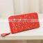 long style western coin purse card holders fashion women hollow out leather wallet