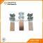 High performance electrical bimetallic clamp connector