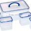 4 Pcs Food Container Keep Fresh Microwave Plastic Food Packing Box