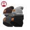 wholesale custom leather patch slouchy beanie
