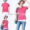 2016 Summer New Style Outdoor Women Solid Color Raglan Sleeve T Shirt 100%Polyester Mesh,150g
