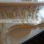 Small White Marble Fireplace Frame & Mantel