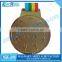 China factory sell custom logo blank sport medal gold/silver/bronze color with lanyard