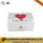 Valentine's Day Cardboard Gift Box Magnetic Packaging Box with Metal Pull