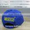 100% cotton 6 panel flat embroidery baseball cap