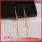 High Quality Fashion Hanging Gold Leaf Layered Drop Earrings