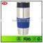 16oz thermal stainless steel insulated coffee mug with press lid