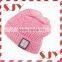 100% merino wool fold up reversible baby fancy beanie hats