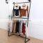 advanced clotheshorse clothes horse double pole woman clothing display hanger expandable clothes hanger stand