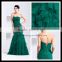 Sexy New Populor Elegant Green Off Shoulder Long Dress With Puffy Appliqued Beautiful Mermaid Evening Dress In Suzhou