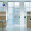 acid etched tempered window glass office full height glass wall partition tempered frosting glass size
