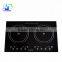 round induction cooker ceramic glass with screen printing