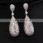 Best Quality Micro Inlays Cubic Zirconia Earring Bridal Earrings