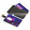 Flip card business card usb flash drive