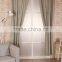 simple plain linen eyelet curtain for home hotel cafe office