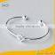 Wholesale 925 Silver Bracelet Bangle with Star of David , open silver bangle bracelet(AB-001)