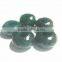 Emerald Corundum Roundel Big Hole Beads