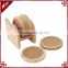 Wooden holder coasters shelf wooden teacup coasters wk5415