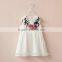 little girls pure white summer casual dress beautiful kids white lace flower girl dress little girls cotton summer dresses