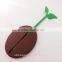 Coffee bean shape silicone key chain key holder birthday gift creative gift